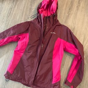 Columbia rain jacket